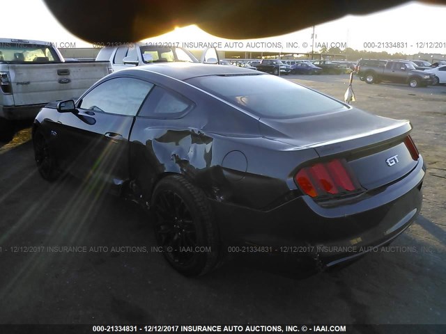 1FA6P8CF7H5263465 - 2017 FORD MUSTANG GT GRAY photo 3