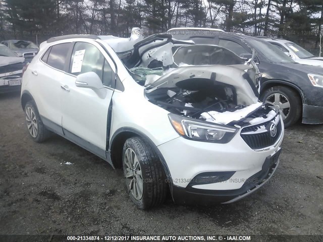 KL4CJFSB5HB003028 - 2017 BUICK ENCORE PREFERRED II WHITE photo 1