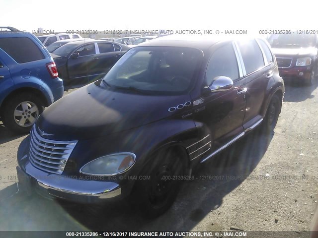 3C8FY4BB11T628094 - 2001 CHRYSLER PT CRUISER PURPLE photo 2