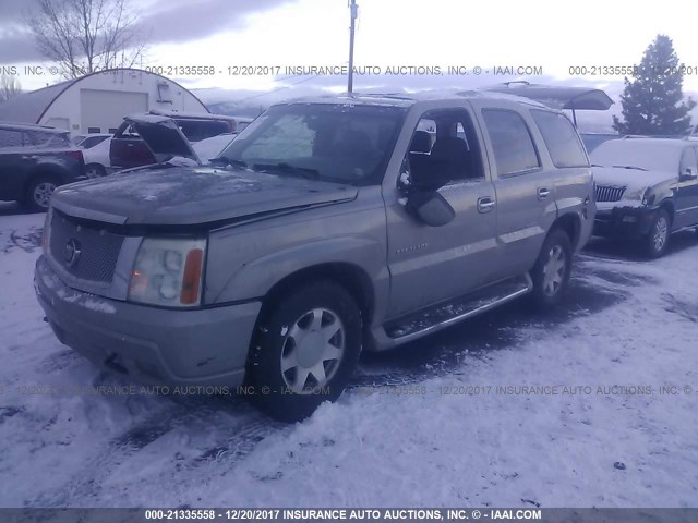 1GYEK63N12R136317 - 2002 CADILLAC ESCALADE LUXURY შამპანური ფოტო 2
