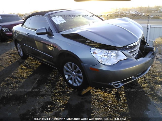 1C3BC5ED8AN177297 - 2010 CHRYSLER SEBRING TOURING GRAY photo 1