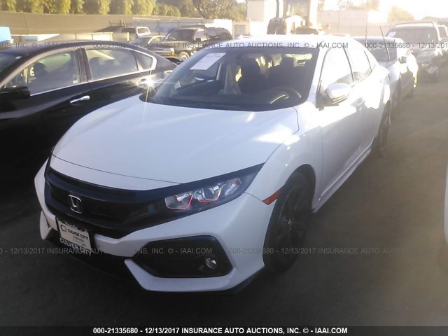 SHHFK7H42HU407849 - 2017 HONDA CIVIC SPORT WHITE photo 2