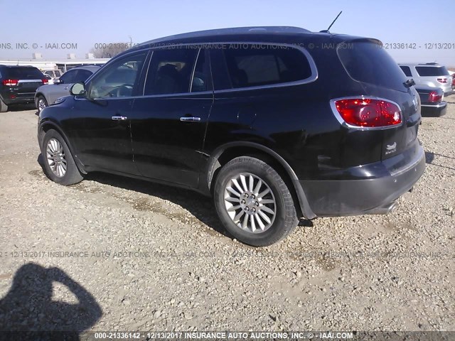 5GALVBEDXAJ183006 - 2010 BUICK ENCLAVE CXL შავი ფოტო 3
