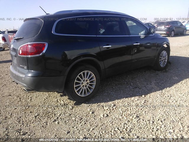 5GALVBEDXAJ183006 - 2010 BUICK ENCLAVE CXL შავი ფოტო 4