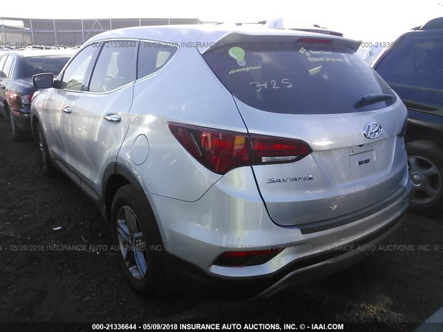 5XYZT3LB4HG403479 - 2017 HYUNDAI SANTA FE SPORT  SILVER photo 3