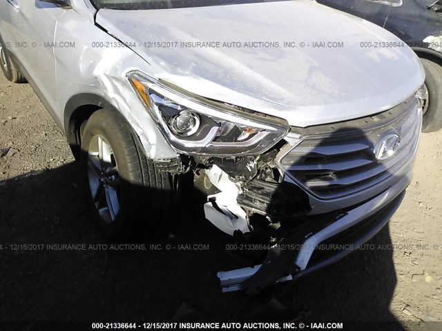 5XYZT3LB4HG403479 - 2017 HYUNDAI SANTA FE SPORT  SILVER photo 6