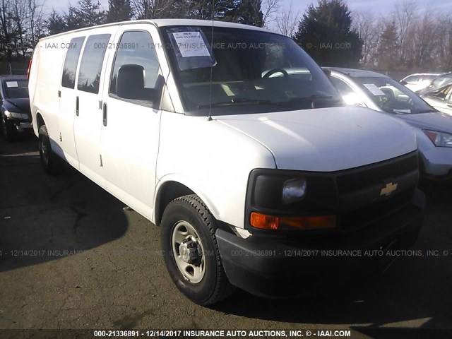 1GCWGGCA1E1123827 - 2014 CHEVROLET EXPRESS G2500  WHITE photo 1