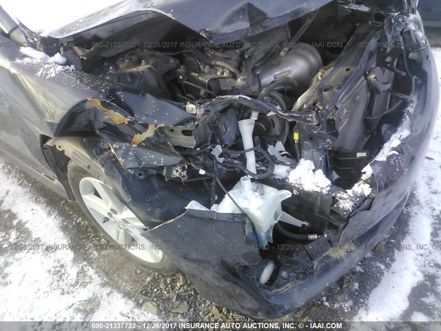 4T1BF1FK6CU045216 - 2012 TOYOTA CAMRY SE/LE/XLE BLACK photo 6