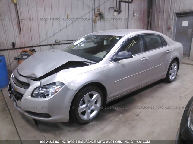 1G1ZB5E03CF228544 - 2012 CHEVROLET MALIBU LS ოქროსფერი ფოტო 2