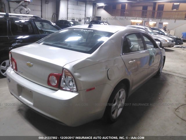 1G1ZB5E03CF228544 - 2012 CHEVROLET MALIBU LS ოქროსფერი ფოტო 4