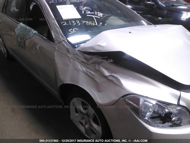 1G1ZB5E03CF228544 - 2012 CHEVROLET MALIBU LS ოქროსფერი ფოტო 6