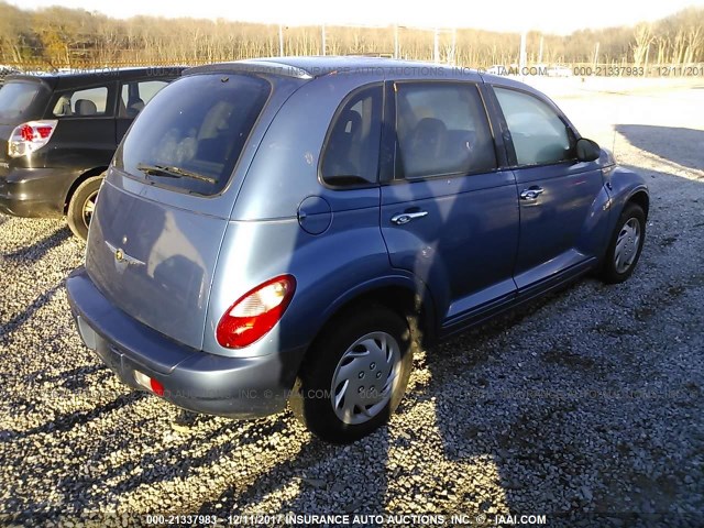 3A4FY58B97T505922 - 2007 CHRYSLER PT CRUISER TOURING BLUE photo 4