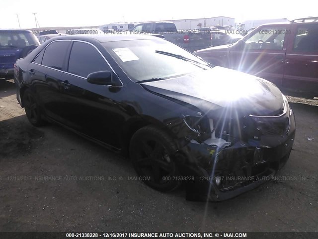 4T1BF1FK1DU668258 - 2013 TOYOTA CAMRY L/SE/LE/XLE BLACK photo 1