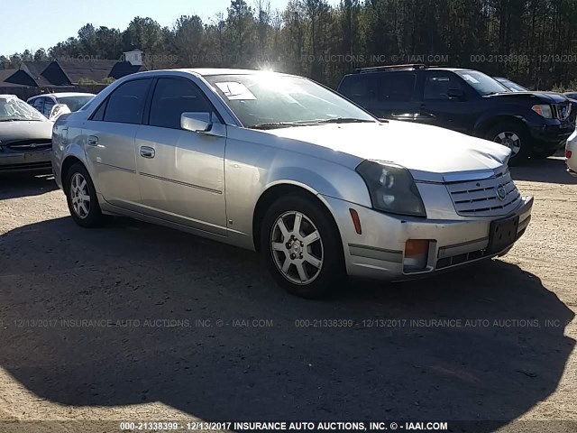 1G6DM57T060189702 - 2006 CADILLAC CTS SILVER photo 1