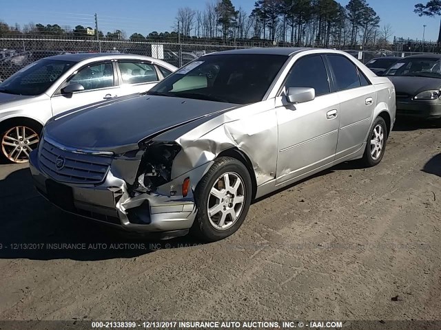 1G6DM57T060189702 - 2006 CADILLAC CTS SILVER photo 2