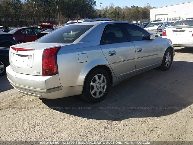 1G6DM57T060189702 - 2006 CADILLAC CTS SILVER photo 4