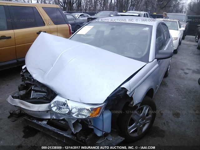 1G8AJ55F87Z198824 - 2007 SATURN ION LEVEL 2 GRAY photo 2