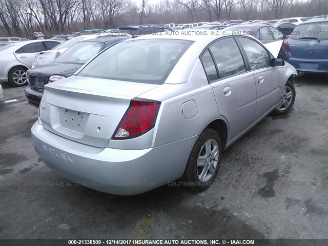 1G8AJ55F87Z198824 - 2007 SATURN ION LEVEL 2 GRAY photo 4
