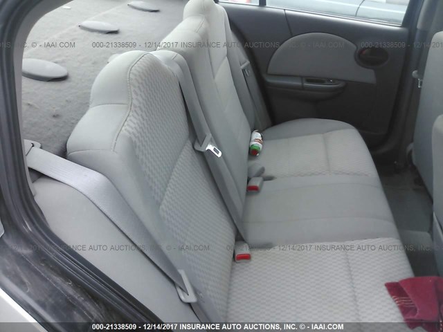 1G8AJ55F87Z198824 - 2007 SATURN ION LEVEL 2 GRAY photo 8