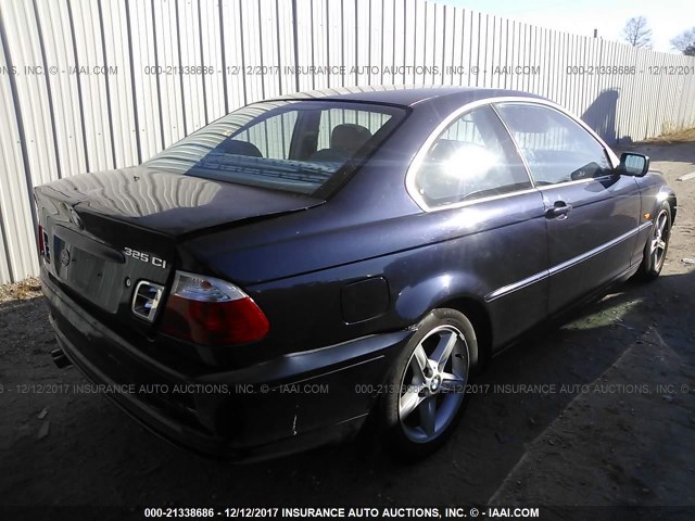 WBABN33432PG58089 - 2002 BMW 325 CI Dark Blue photo 4