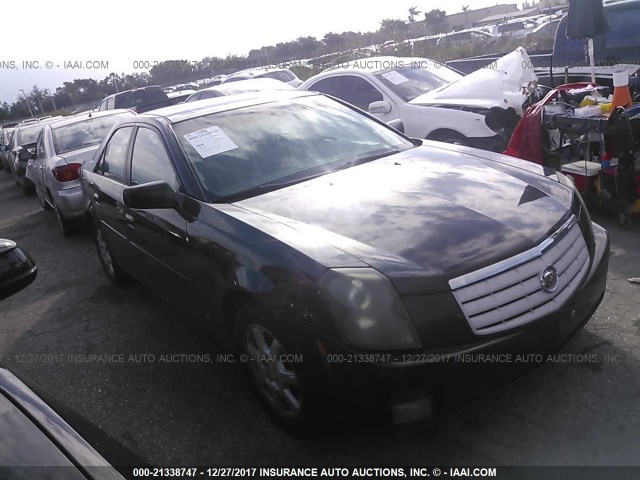 1G6DM57T170102519 - 2007 CADILLAC CTS BLACK photo 1