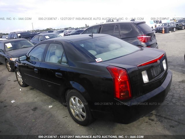1G6DM57T170102519 - 2007 CADILLAC CTS BLACK photo 3