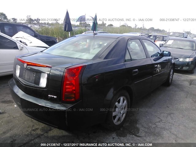 1G6DM57T170102519 - 2007 CADILLAC CTS BLACK photo 4