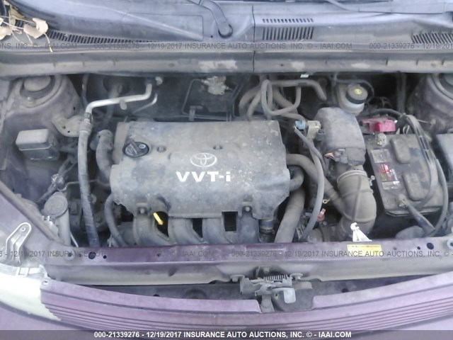 JTLKT324450213269 - 2005 TOYOTA SCION XB RED photo 10