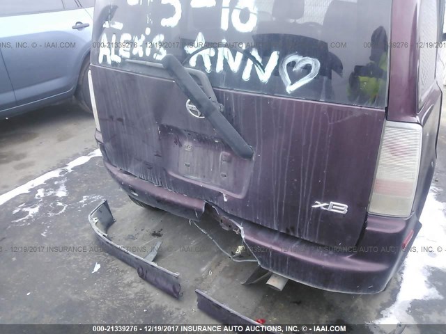 JTLKT324450213269 - 2005 TOYOTA SCION XB RED photo 6