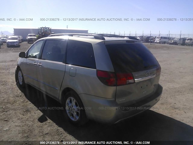 5TDZA22C74S052512 - 2004 TOYOTA SIENNA XLE/XLE LIMITED TAN photo 3