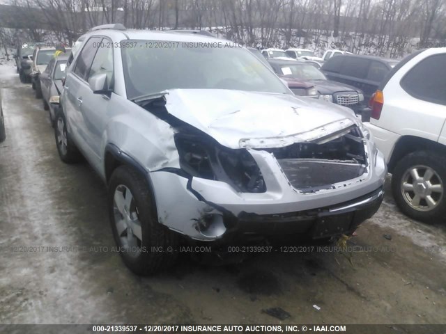 1GKKVRED5BJ345942 - 2011 GMC ACADIA SLT-1 Сріблястий фото 1