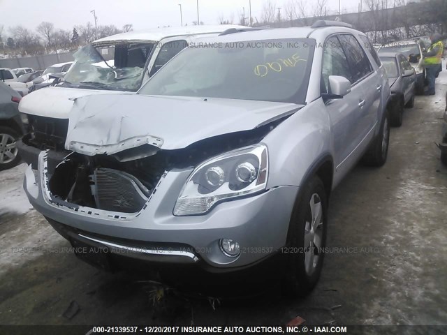 1GKKVRED5BJ345942 - 2011 GMC ACADIA SLT-1 Сріблястий фото 2