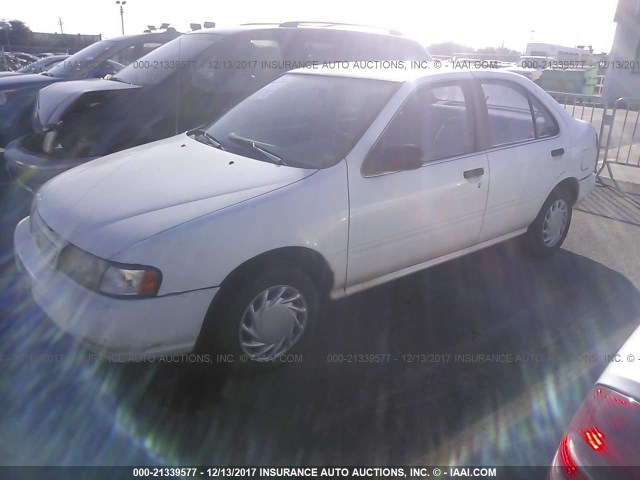 1N4AB41D2VC742872 - 1997 NISSAN SENTRA XE/GXE/GLE/BASE WHITE photo 2