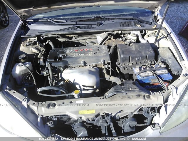 4T1BE32KX6U155968 - 2006 TOYOTA CAMRY LE/XLE/SE SILVER photo 10