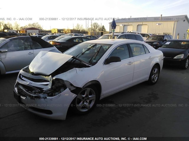 1G1ZB5E13BF212402 - 2011 CHEVROLET MALIBU LS 白色 照片 2