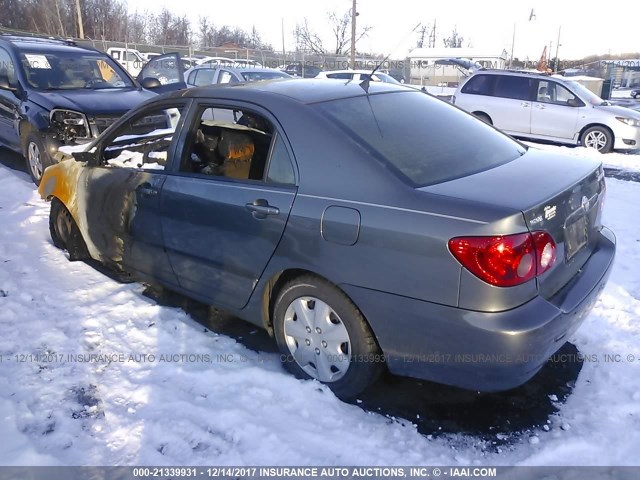 2T1BR32E15C469880 - 2005 TOYOTA COROLLA CE/LE/S GRAY photo 3