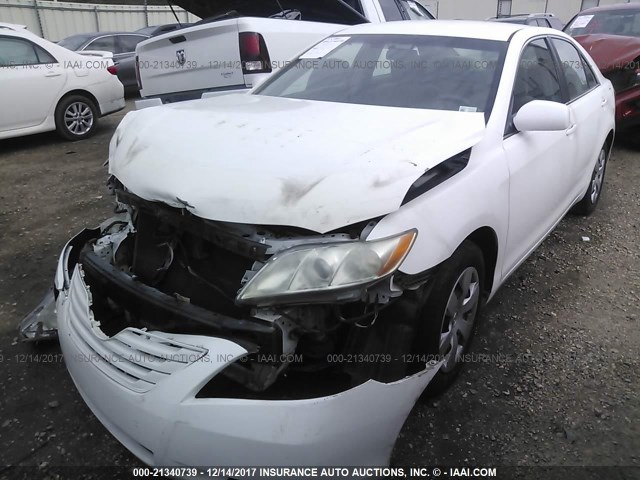 4T1BE46K08U783542 - 2008 TOYOTA CAMRY CE/LE/XLE/SE WHITE photo 2