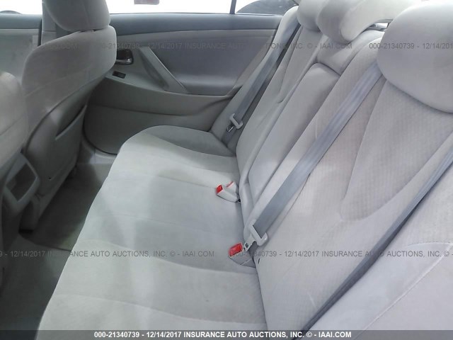 4T1BE46K08U783542 - 2008 TOYOTA CAMRY CE/LE/XLE/SE WHITE photo 8