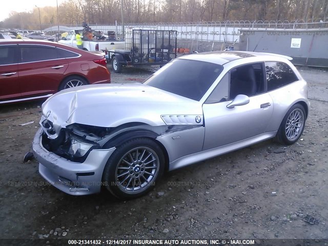 WBACK734X1LJ15040 - 2001 BMW Z3 3.0 SILVER photo 2