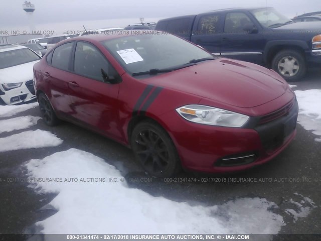 1C3CDFAH8DD169789 - 2013 DODGE DART SE/AERO RED photo 1