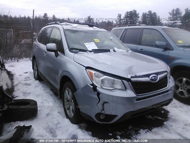 JF2SJAJC7EH404623 - 2014 SUBARU FORESTER 2.5I LIMITED GRAY photo 1