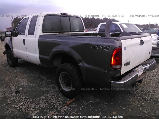 1FTNX21L1YED32386 - 2000 FORD F250 SUPER DUTY WHITE photo 3