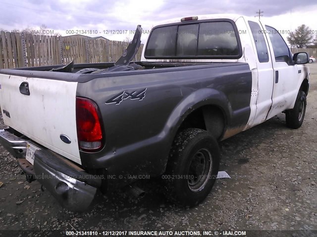 1FTNX21L1YED32386 - 2000 FORD F250 SUPER DUTY WHITE photo 4