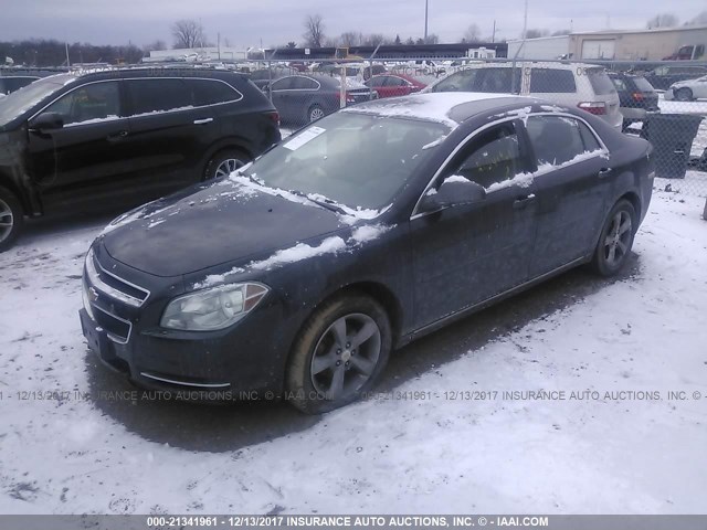 1G1ZC5E11BF259229 - 2011 CHEVROLET MALIBU 1LT 黑色 照片 2