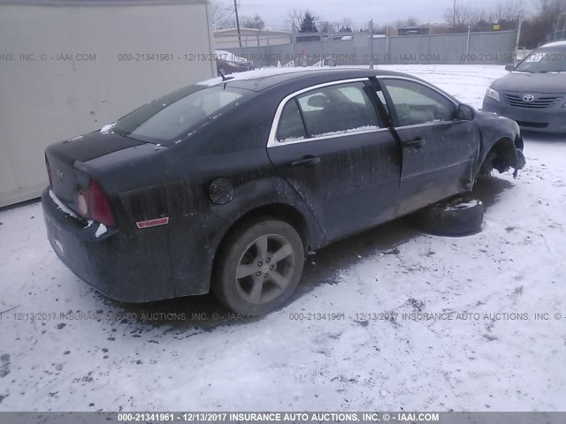 1G1ZC5E11BF259229 - 2011 CHEVROLET MALIBU 1LT 黑色 照片 4