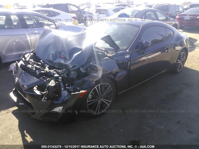 JF1ZNAA16F8704788 - 2015 TOYOTA SCION FR-S ნაცრისფერი ფოტო 2