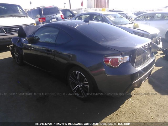 JF1ZNAA16F8704788 - 2015 TOYOTA SCION FR-S ნაცრისფერი ფოტო 3