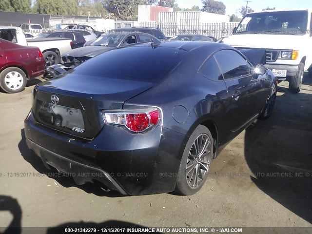 JF1ZNAA16F8704788 - 2015 TOYOTA SCION FR-S ნაცრისფერი ფოტო 4