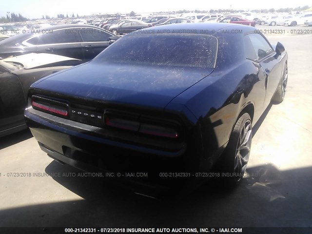 2C3CDZAG0GH131201 - 2016 DODGE CHALLENGER SXT BLACK photo 4