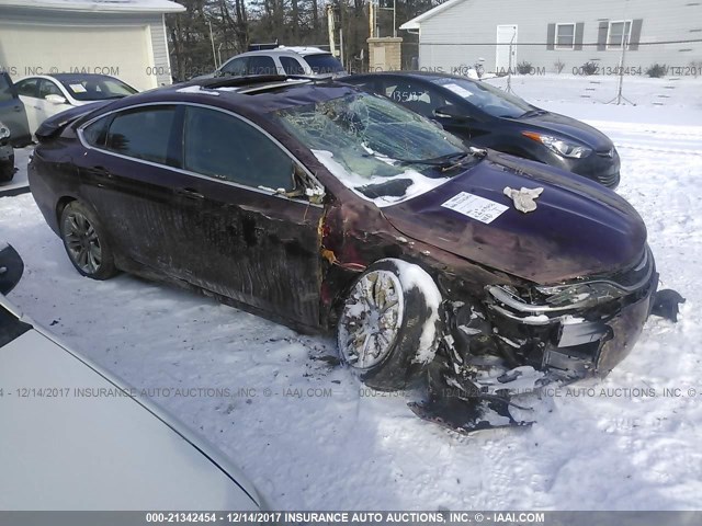 1C3CCCAB6GN118545 - 2016 CHRYSLER 200 LIMITED MAROON photo 1